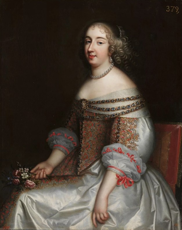 Ш. Вобран. Анна Мария Луиза Орлеанская, герцогиня де Монпансье, французская принцесса, двоюродная сестра Людовика XVI. 1655 г. 