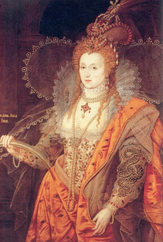 И. Оливер. Портрет Елизаветы I с радугой. 1600-1602 гг.