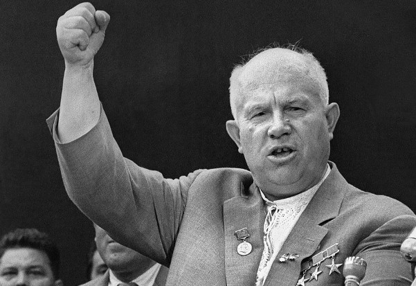 Н.С. Хрущев во время конференции глав держав-победительниц во II мировой войне. Париж 16—17 мая 1960 г.