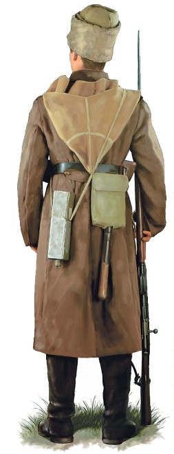 Рядовой 13-го пехотного Белозерского полка, зима 1915/16 г.