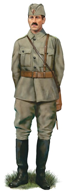 Капитан 4-го Кавказского стрелкового полка, 1916 г.