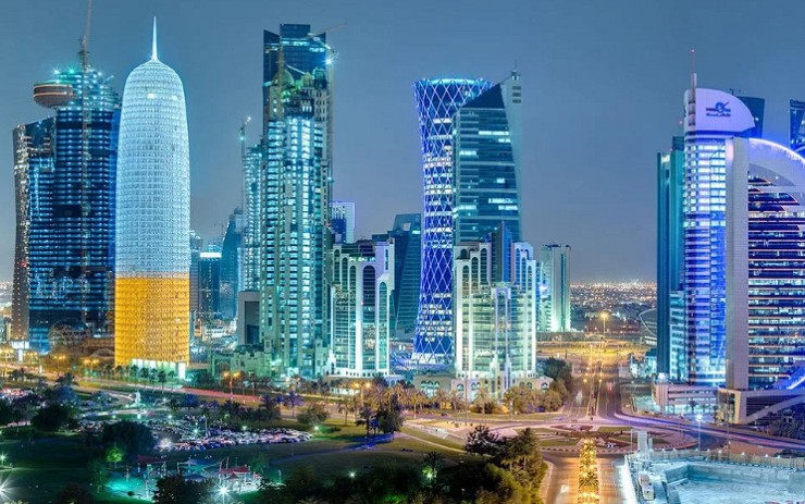 Столица Катара — Доха до сих пор переживает строительный бум