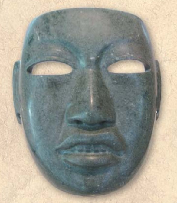 Ритуальная маска первой цивилизации Мезоамерики. Музей антропологии, г. Халапа
