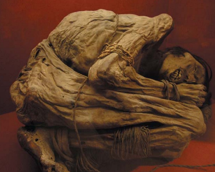 Естественным образом мумифицированная женщина чиму. XIII-XV вв. н. э.