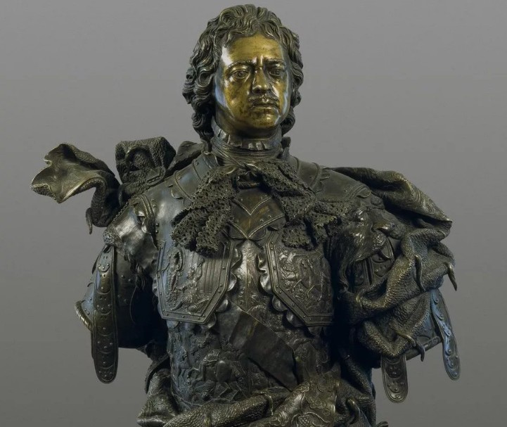 Бюст императора Петра I. Скульптор Б.К.Растрелли. 1725 г. 