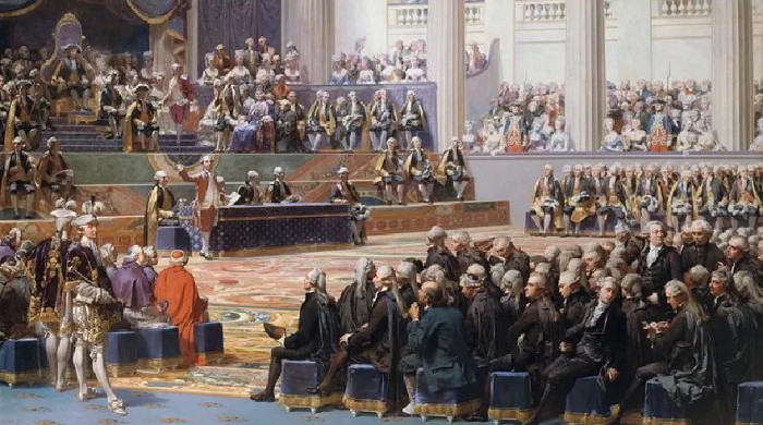 Открытие Генеральных штатов 5 мая 1789 г. С картины 0. Кудера