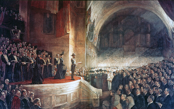 Открытие австралийского парламента в 1901 году, картина Тома 
Робертса