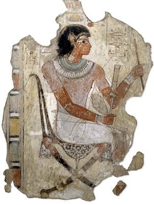 Египтяне записывали основные собития на стенах храмов