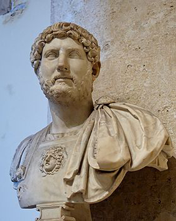 Бюст Адриана, римского императора, при котором произошло восстание
