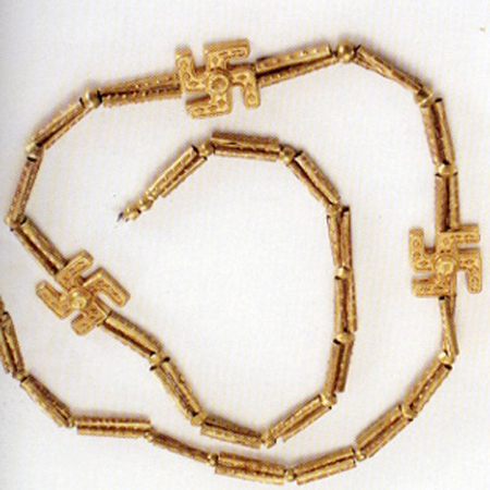 Иранское ожерелье I тысячелетия до н. э., найденное при раскопках в Гилянe