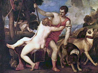 «Венера и Адонис», Тициан, Прадо