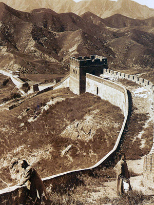 китайская стена. Фотография 1907 года