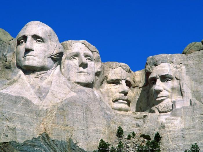 мемориал Вашингтону, Линкольну, Джефферсону и Рузвельту