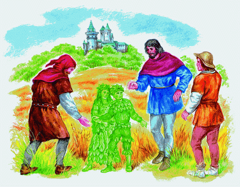 Крестьяне нашли в поле детей с зеленой кожей