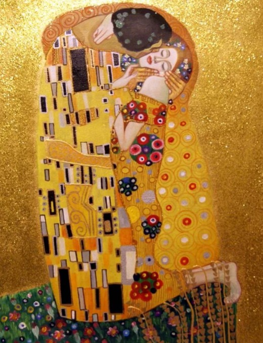 Густав Климт «Поцелуй»