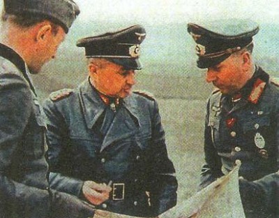 Немецкие генералы отрабатывают планы войны на Востоке