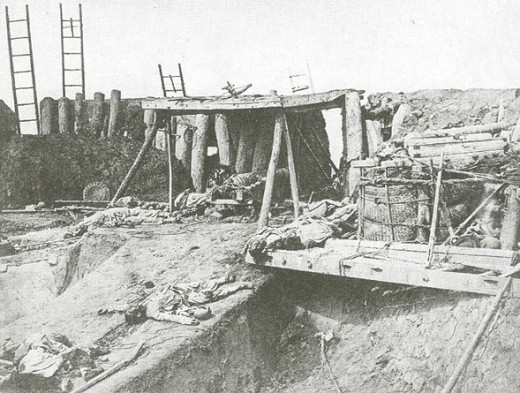 Укрепления форта Дагу после штурма англо-французскими войсками