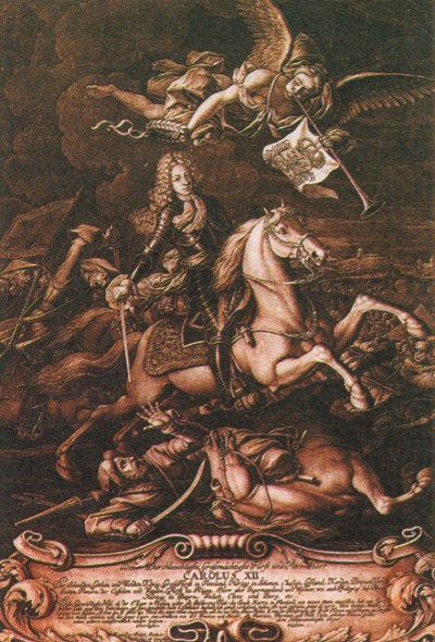 Карл XII под Нарвой