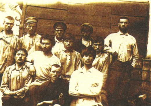 Участники крестьянского восстания. 1919 г.