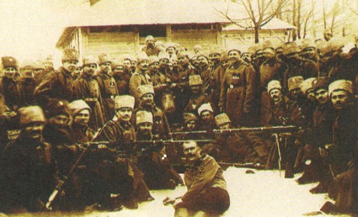Врангелевские войска незадолго до эвакуации из Крыма