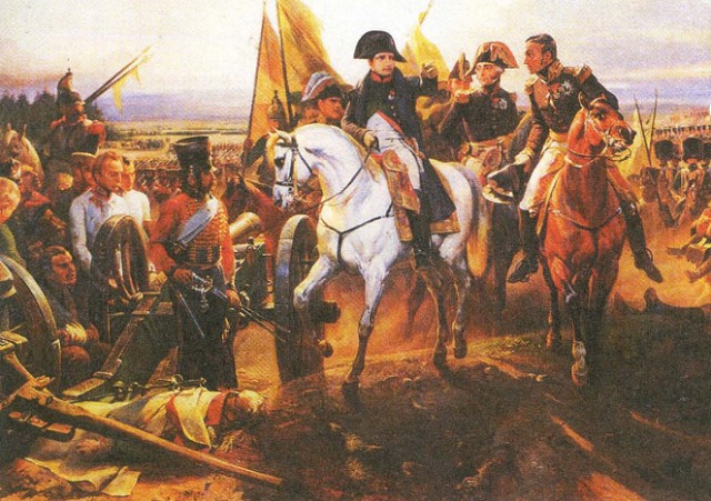 Наполеон в битве при Фридланде