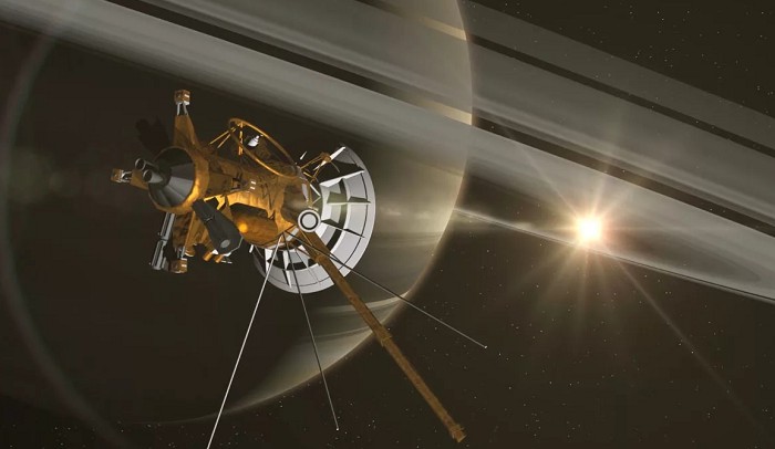 Космический аппарат «Кассини» на пути к Титану