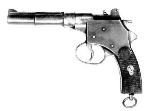 В 1894 г. представлен первый самозарядный пистолет Фердинанда Манлихера