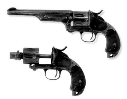 Револьвер системы «Мервин-Халберт» и способ его перезаряжания