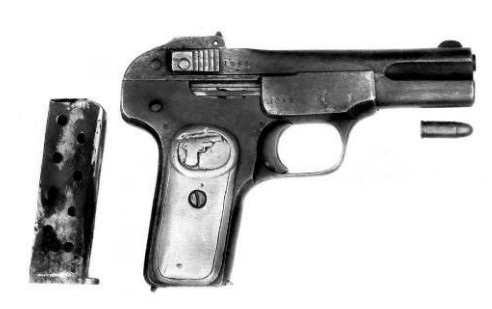 7,65-мм пистолет «Браунинг» 1900 г. («Браунинг № 1») и его патрон