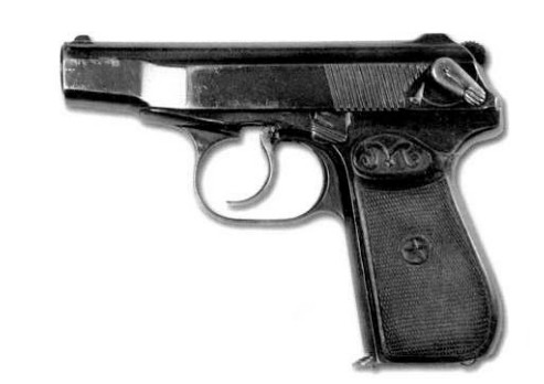 Опытный 9-мм пистолет ТКБ-429 Н.Ф. Макарова 1947 г