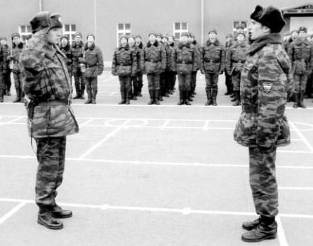 Развод суточного наряда в 154-м отдельном комендантском полку, Москва