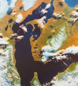 Магелланов пролив — снимок из космоса