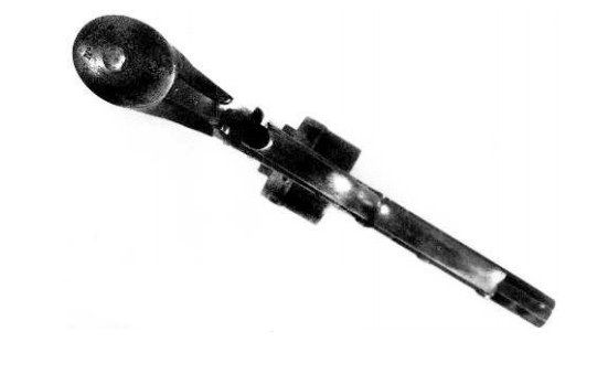 Маркировка на нижней поверхности рукоятки револьвера Галана