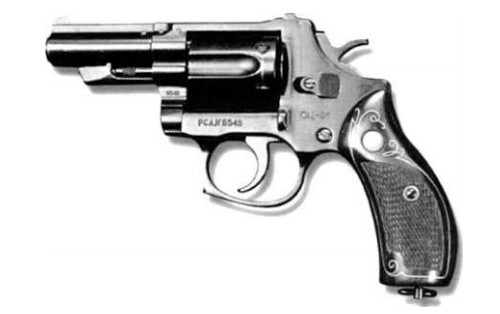 Револьвер ОЦ-01 с уменьшенной закругленной рукояткой