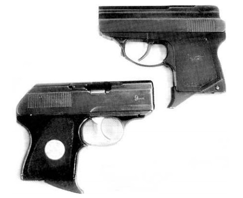 9-мм и 5,45-мм модификации малогабаритного пистолета «Малыш»