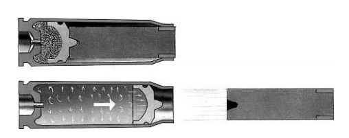 Схема устройства и работы 7,62-мм специального патрона СП4