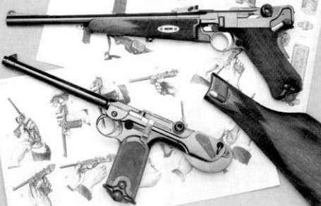 Пистолет Борхарда модели 1893 г. и «Парабеллум» 1902 г.