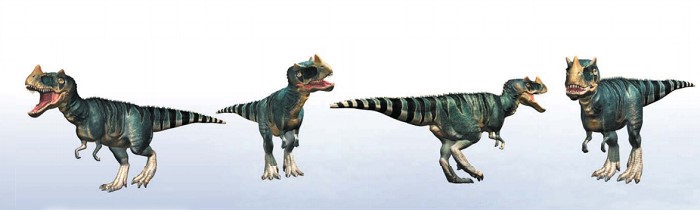 Цератозавр со всех сторон