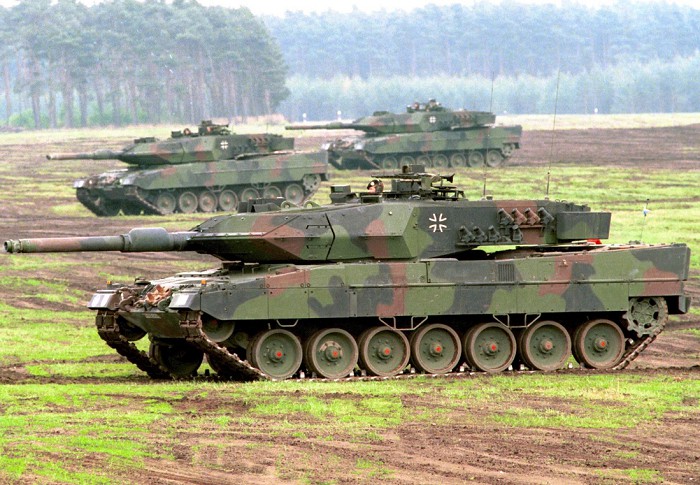 Корпус и башня танка Leopard 2АБ
