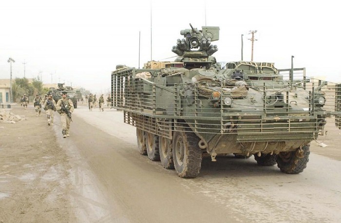 БМП Stryker в Ираке. 2007 г.