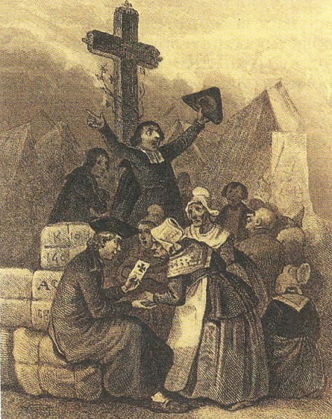 Иллюстрация к песне П. Ж. Беранже. Издание 1843 г. Париж
