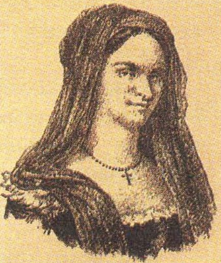 Портрет Клары Гасуль из первого издания сборника пьес П. Мериме «Театр Клары Гасуль». 1825 г.