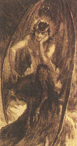 Иллюстрация к книге стихов Ш. Бодлера «Цветы Зла». Издание 1910 г.