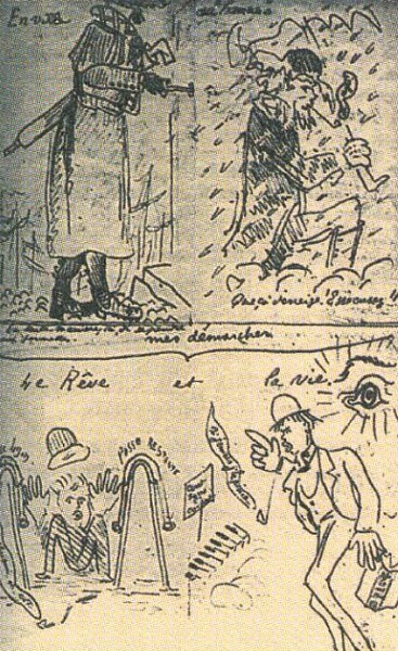 Рисунки А. Рембо в письме к П. Верлену