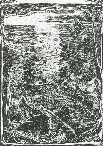 Иллюстрация к пьесе Г. Гауптмана «Потонувший колокол»