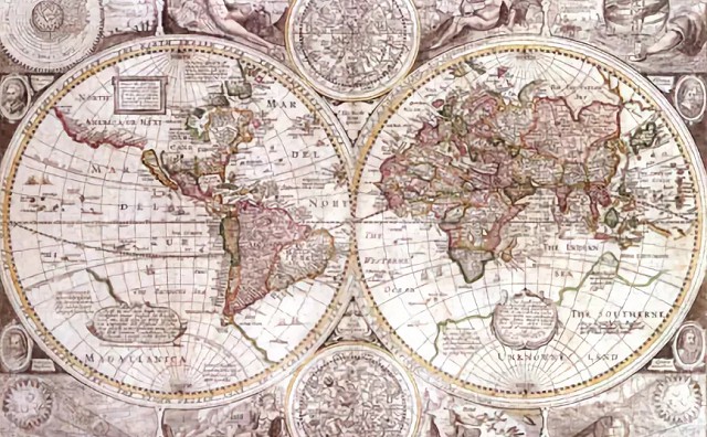 Карта Джона Спида, 1627 г.