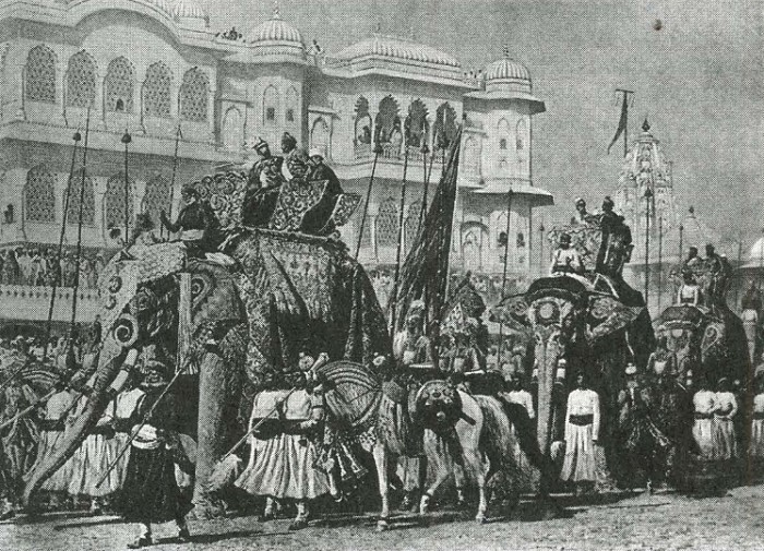 В. Верещагин. Процессия в городе Джайпур. 1857—1879 гг.