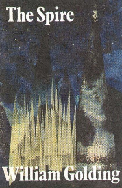 Обложка романа У. Голдинга «Шпиль». Издание 1981 г.