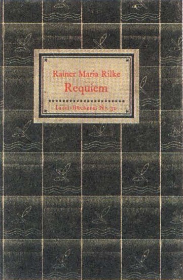Обложка книги Р. М. Рильке «Реквиемы»