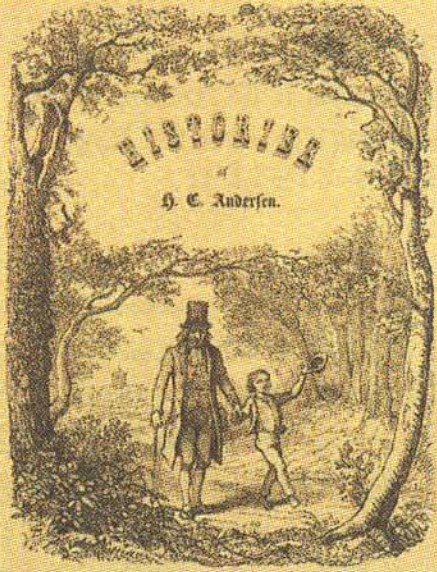 Титульный лист сборника сказок X. К. Андерсена. Издание 1855 г. Копенгаген